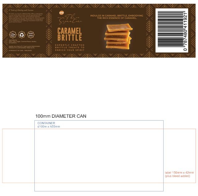 Caramel Brittle &mdash; packaging