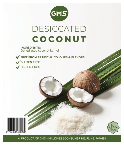 Desiccated Coconut &mdash; packaging