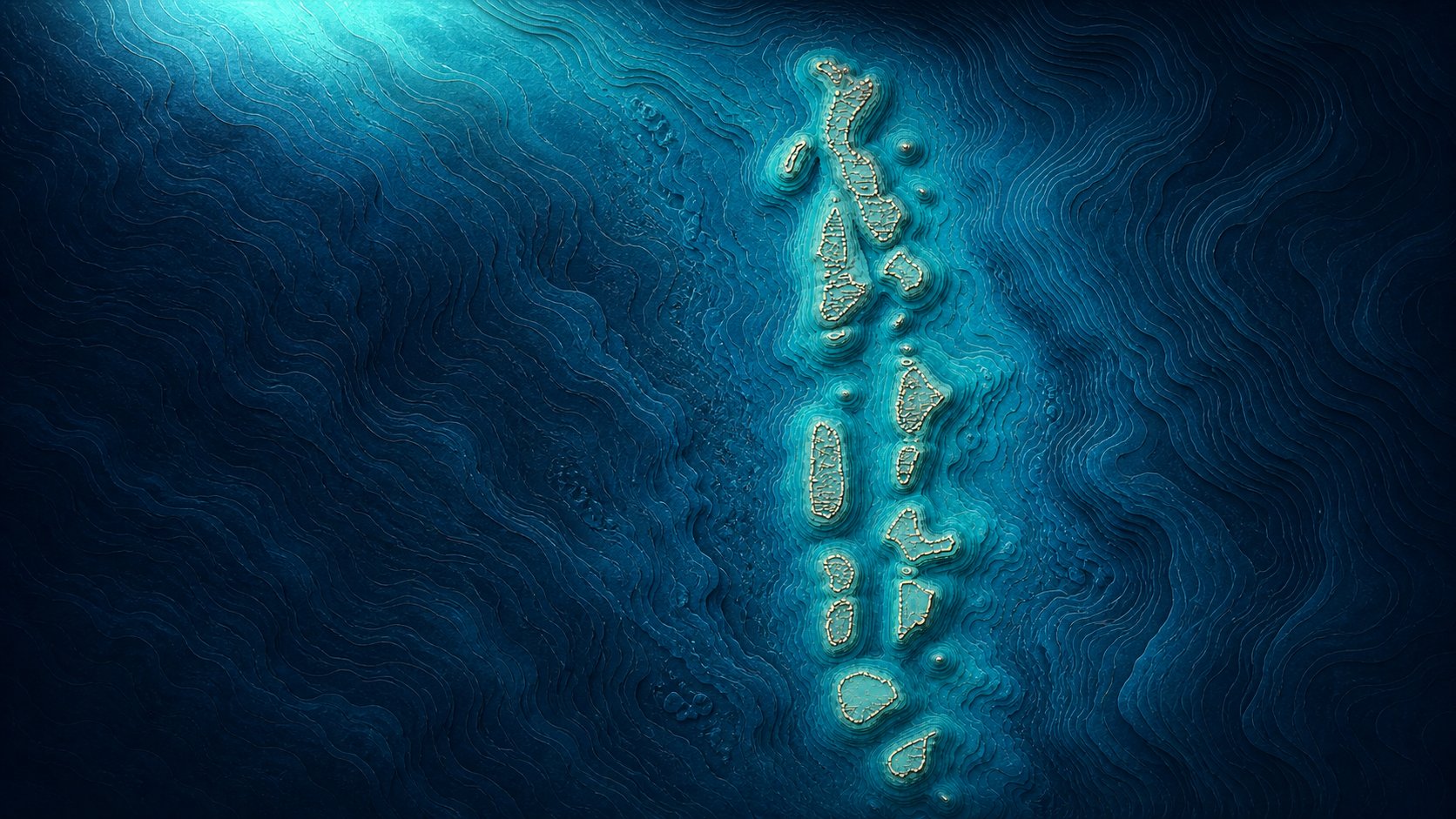 Maldives atoll chain