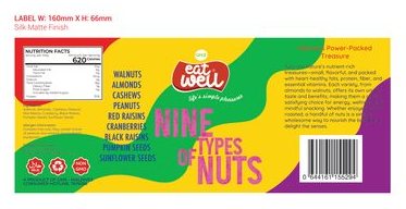 Nine Types of Nuts &mdash; packaging